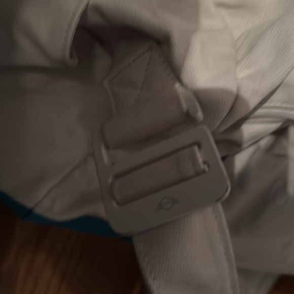 White teal Blue mini cooper small duffle travel bag tote - Picture 3 of 5